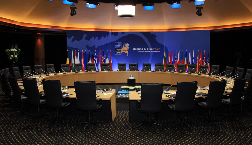 NATO, Informal NATO Ministers of Defence Meeting 2007, conference table.